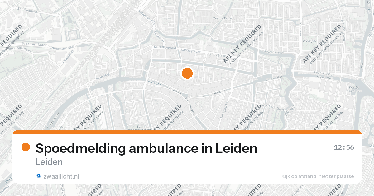 Spoedmelding ambulance in Leiden — 23 feb 2026
