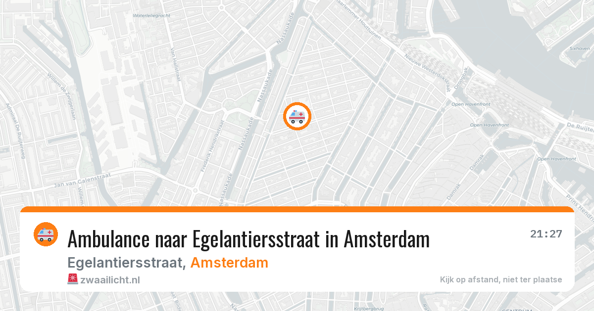 Ambulance naar Egelantiersstraat in Amsterdam — 5 mei 2026
