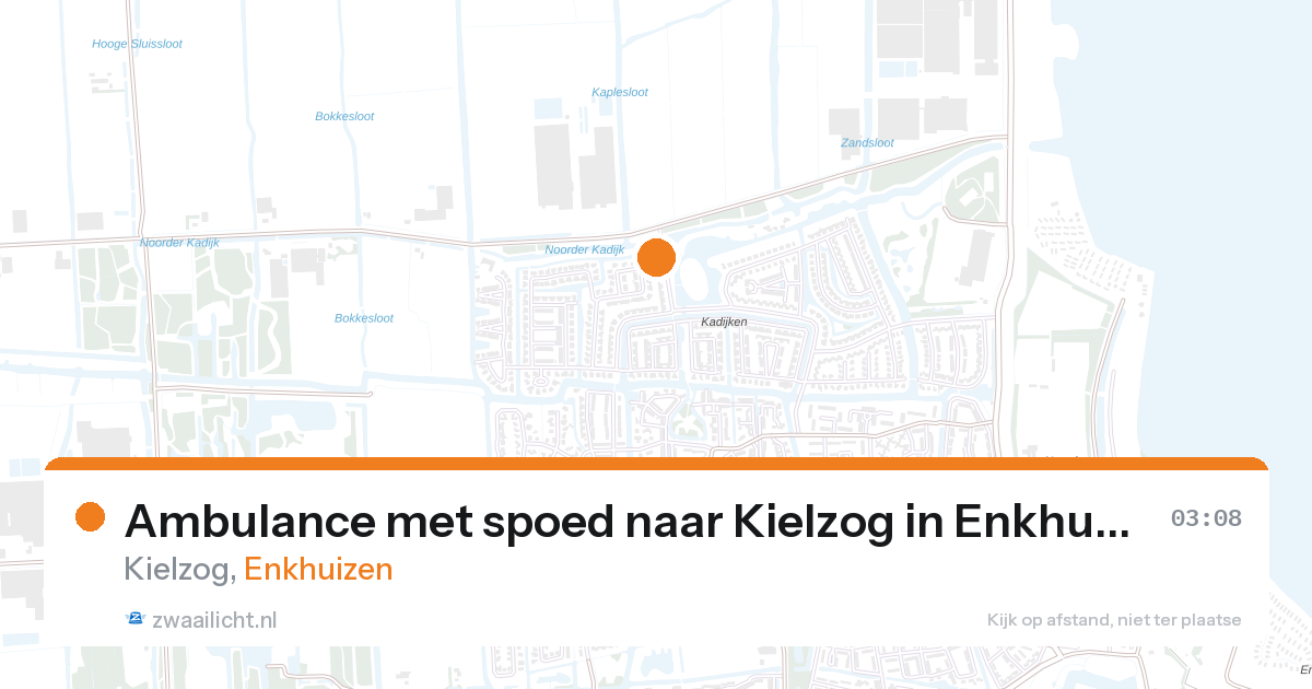 Ambulance met spoed naar Kielzog in Enkhuizen — 7 feb 2026
