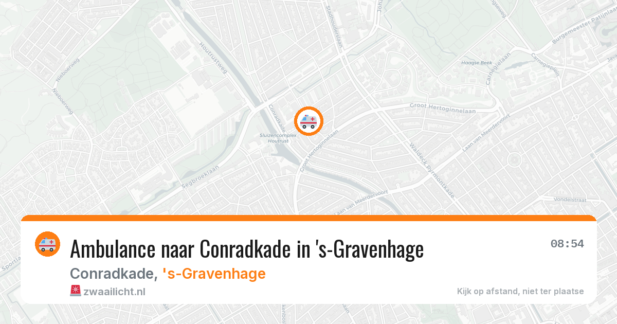 Ambulance naar Conradkade in 's-Gravenhage — 20 feb 2026