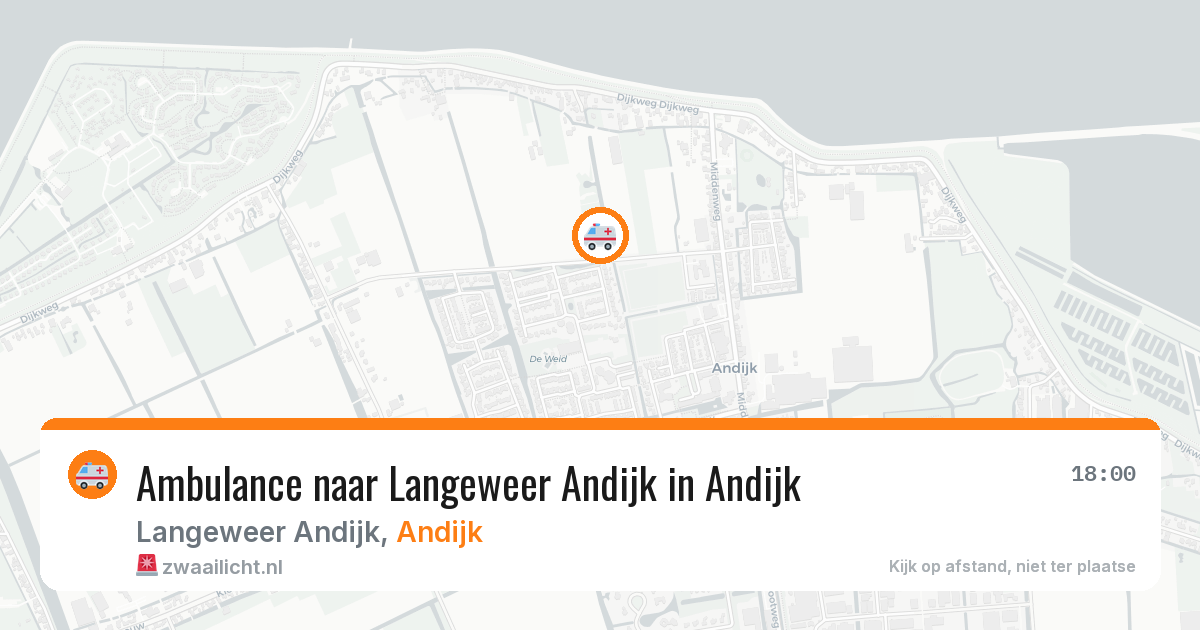 Ambulance naar Langeweer Andijk in Andijk — 6 jun 2026