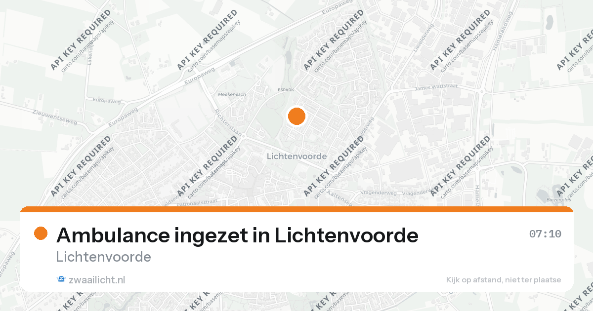 Ambulance ingezet in Lichtenvoorde — 7 feb 2026