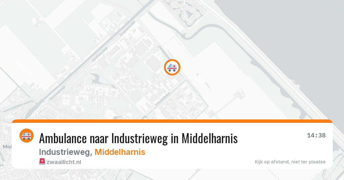Ambulance naar Industrieweg in Middelharnis — 25 apr 2026