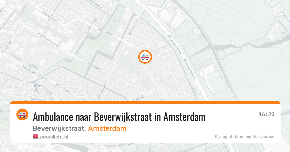 Ambulance naar Beverwijkstraat in Amsterdam — 4 jun 2026