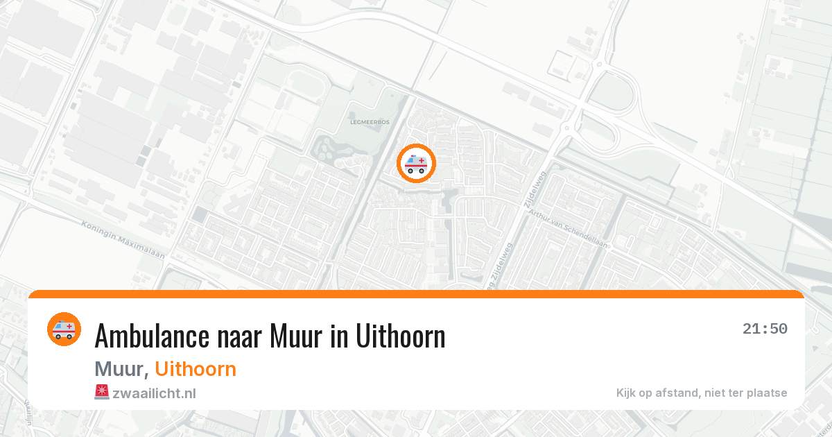 Ambulance naar Muur in Uithoorn — 17 jul 2026