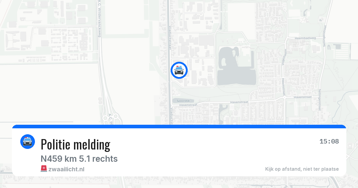 Politie melding — 20 jul 2026