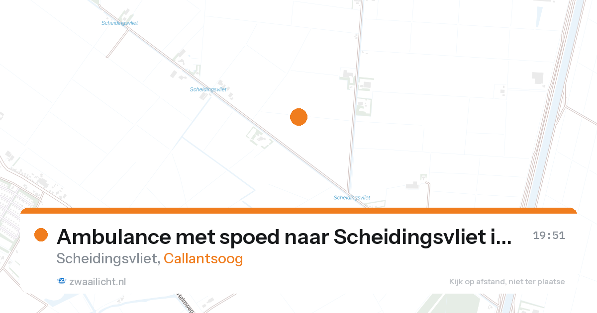 Ambulance met spoed naar Scheidingsvliet in Callantsoog — 17 aug 2026