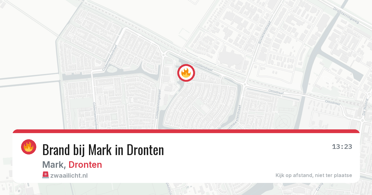 Brand bij Mark in Dronten — 21 jun 2026
