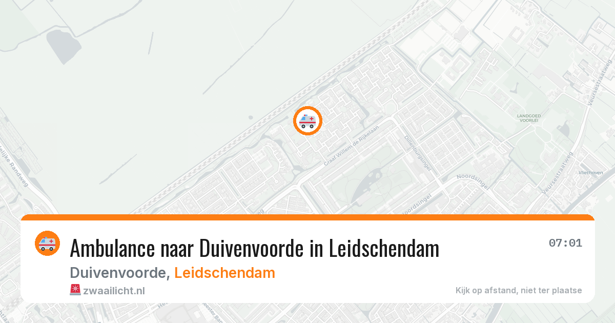 Ambulance naar Duivenvoorde in Leidschendam — 20 mei 2026