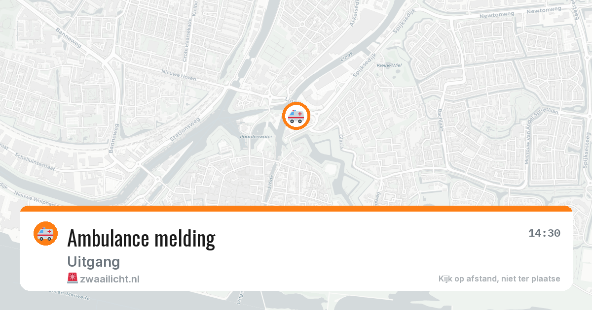 Ambulance melding — 11 mei 2026