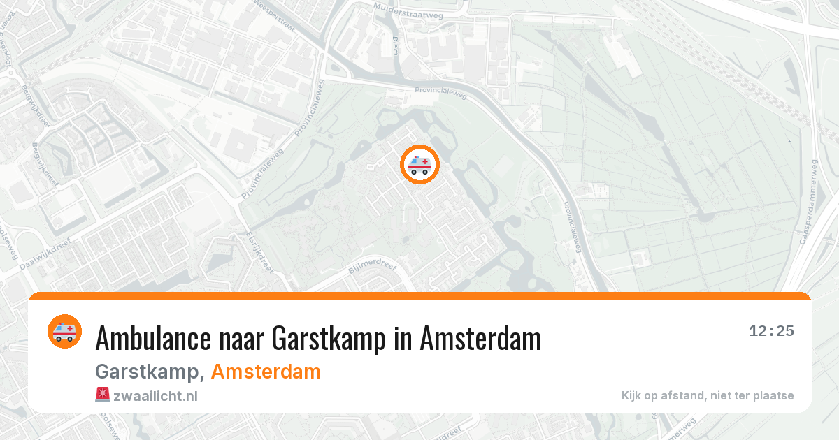 Ambulance naar Garstkamp in Amsterdam — 3 jun 2026