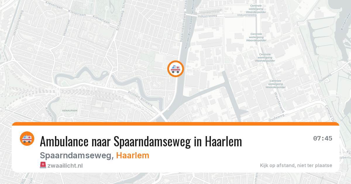 Ambulance naar Spaarndamseweg in Haarlem — 23 jun 2026