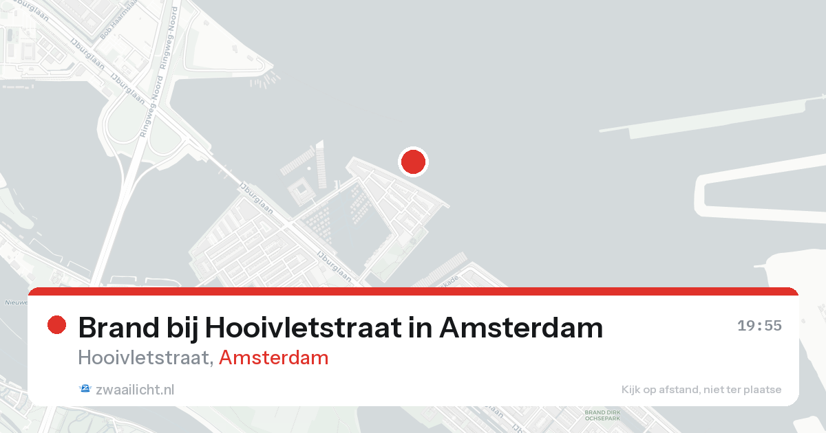 Brand bij Hooivletstraat in Amsterdam — 5 jun 2026