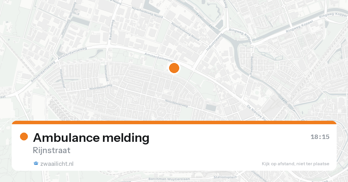 Ambulance melding — 7 feb 2026