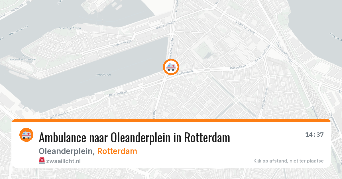 Ambulance naar Oleanderplein in Rotterdam — 10 mrt 2026
