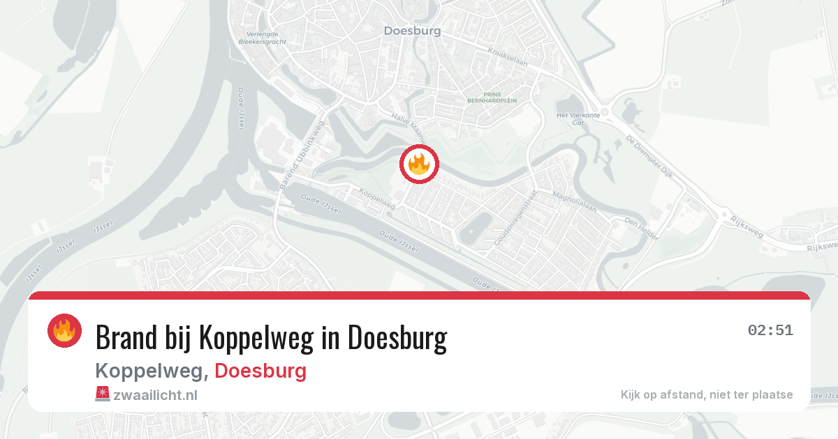 Brand bij Koppelweg in Doesburg — 8 jun 2026