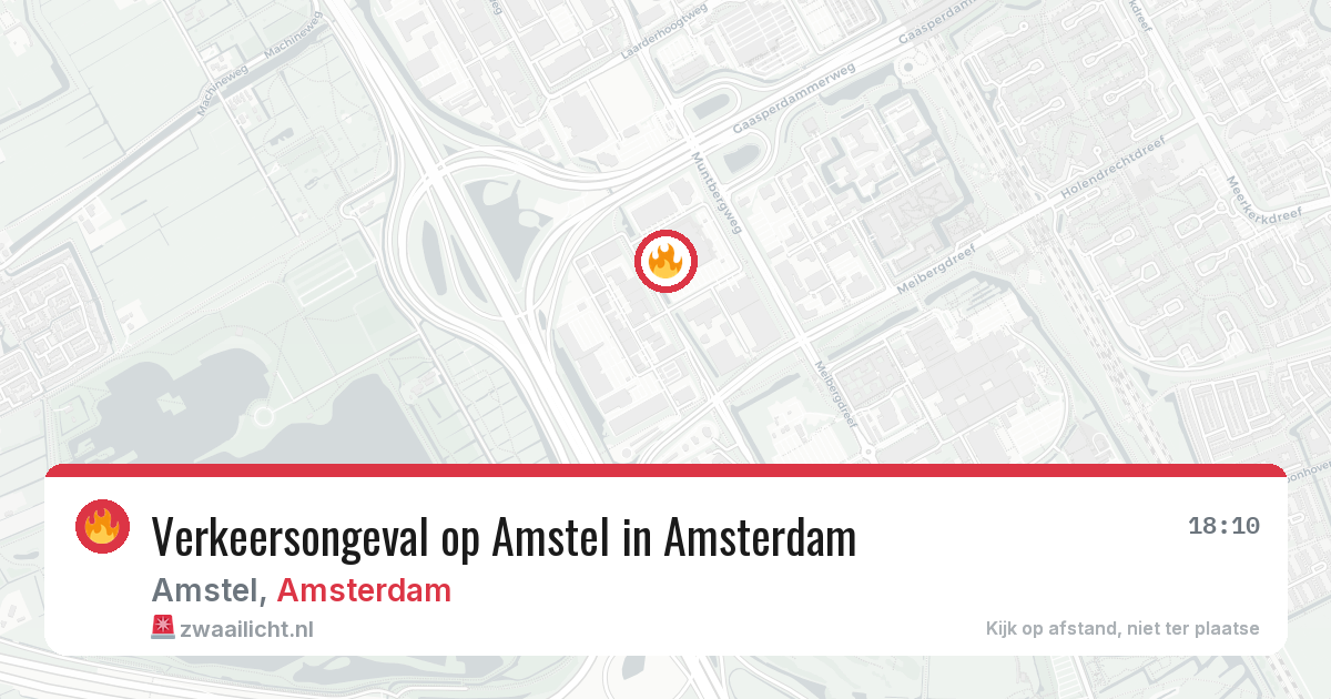 Verkeersongeval op Amstel in Amsterdam — 31 mrt 2026