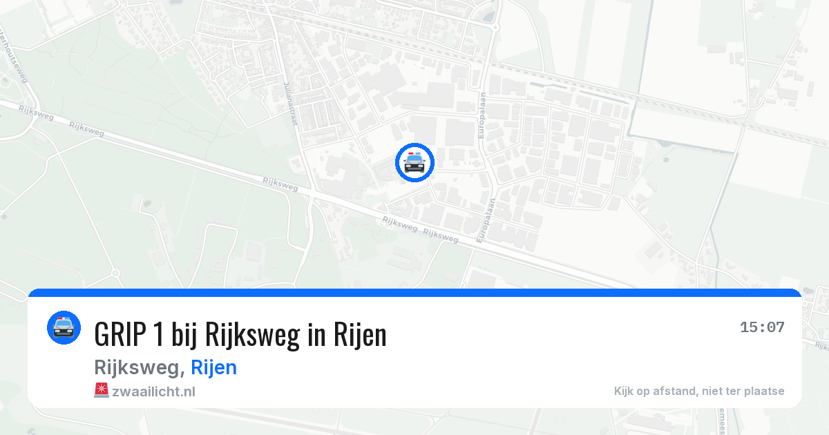 GRIP 1 bij Rijksweg in Rijen — 4 mei 2026