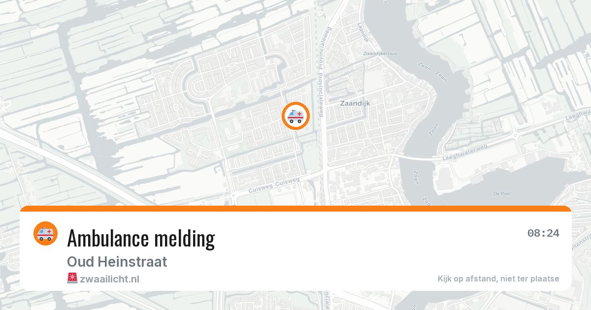 Ambulance melding — 6 apr 2026
