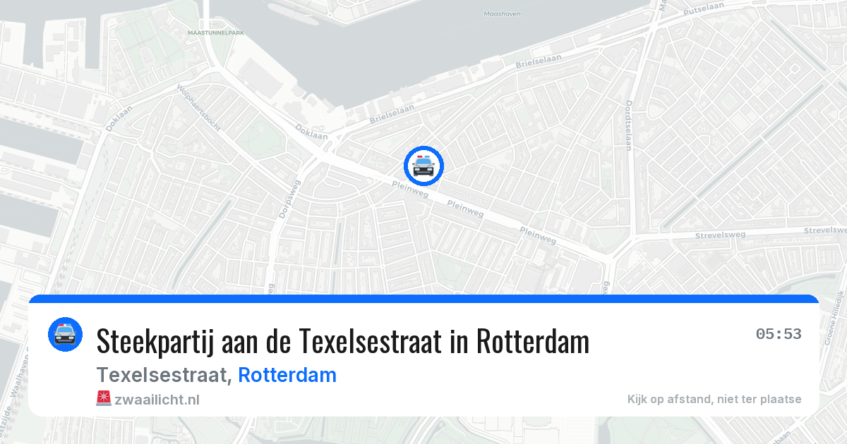 Steekpartij aan de Texelsestraat in Rotterdam — 31 jul 2026