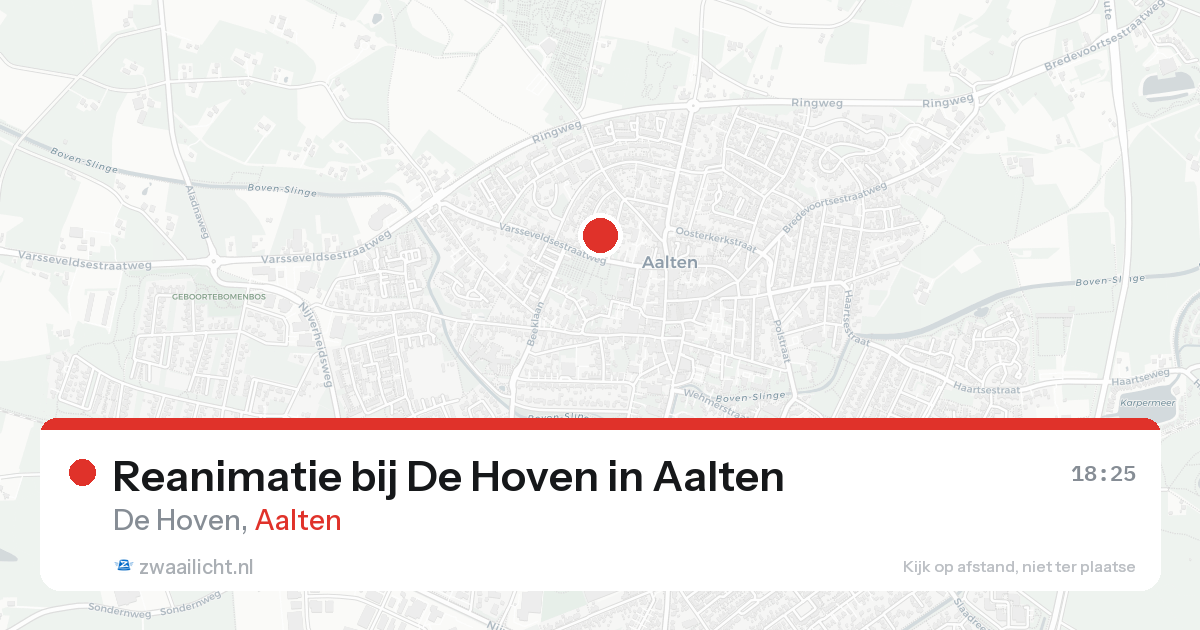 Reanimatie bij De Hoven in Aalten — 23 aug 2026