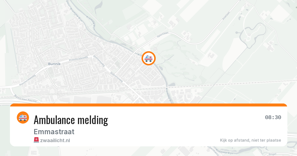 Ambulance melding — 9 apr 2026