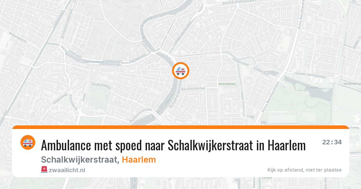 Ambulance met spoed naar Schalkwijkerstraat in Haarlem — 20 jan 2026
