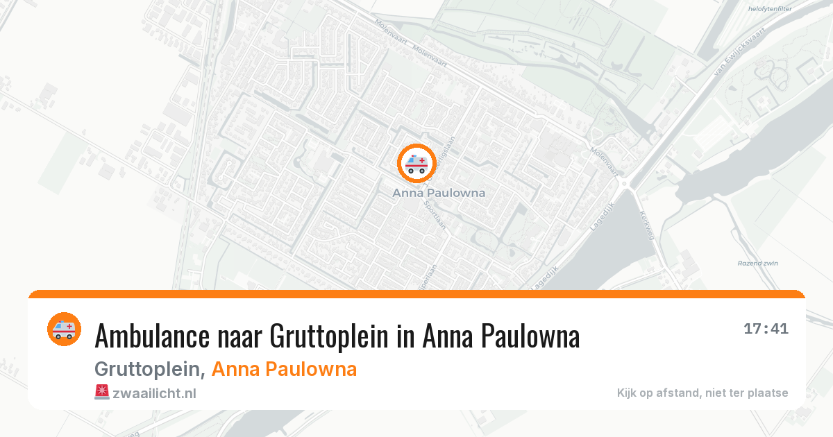 Ambulance naar Gruttoplein in Anna Paulowna — 30 jul 2026