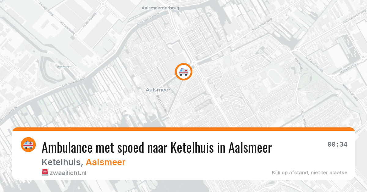 Ambulance met spoed naar Ketelhuis in Aalsmeer — 3 apr 2026