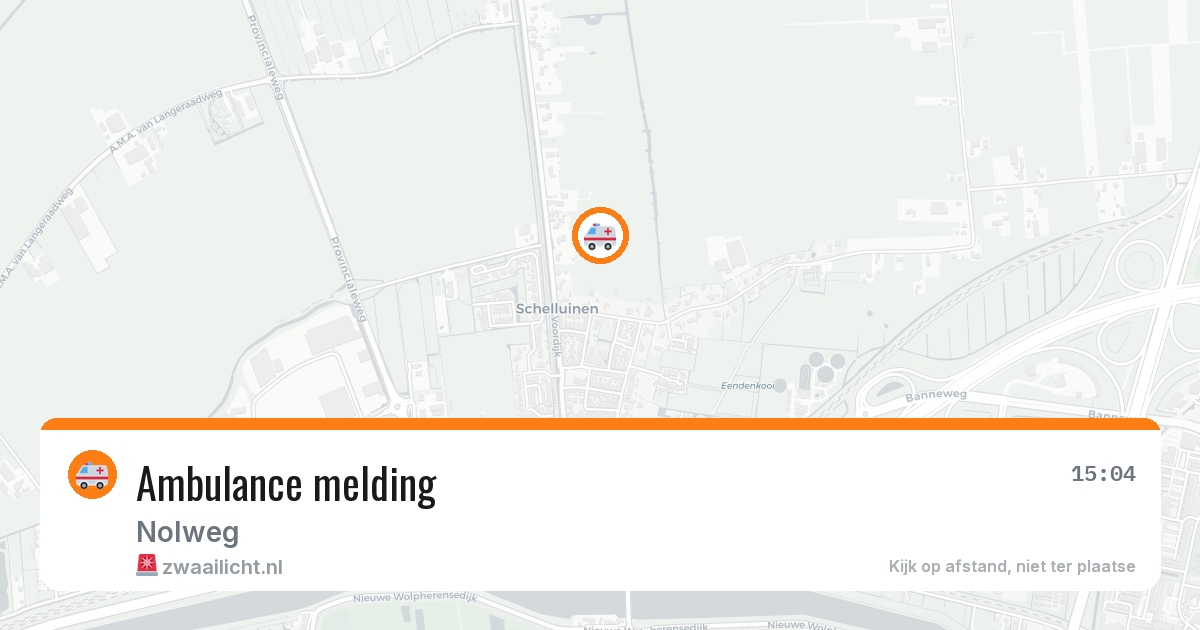 Ambulance melding — 3 jun 2026