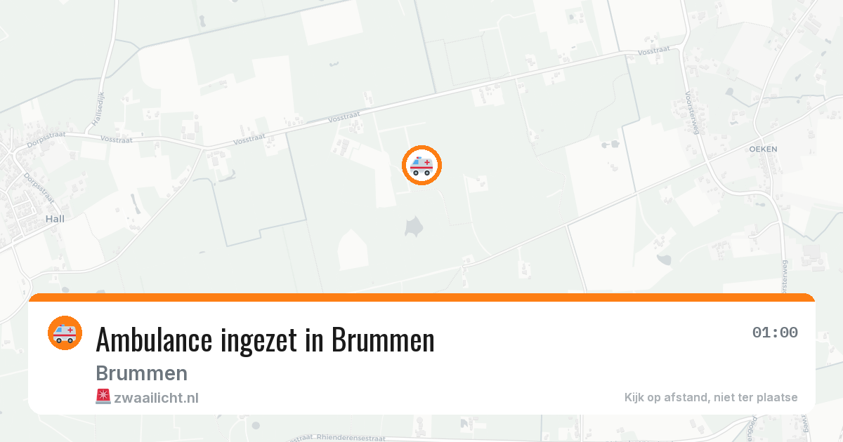 Ambulance ingezet in Brummen — 25 jun 2026