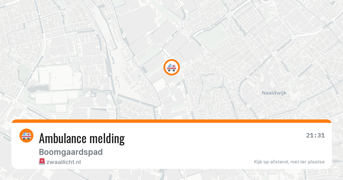 Ambulance melding — 4 jul 2026