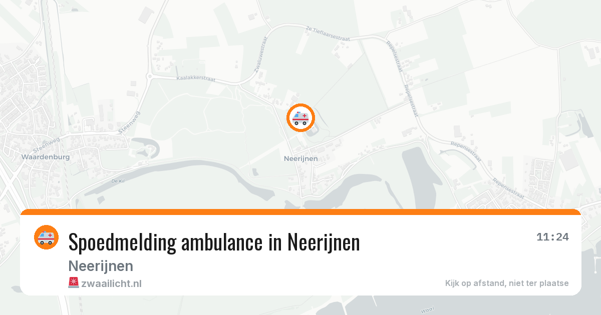 Spoedmelding ambulance in Neerijnen — 11 feb 2026