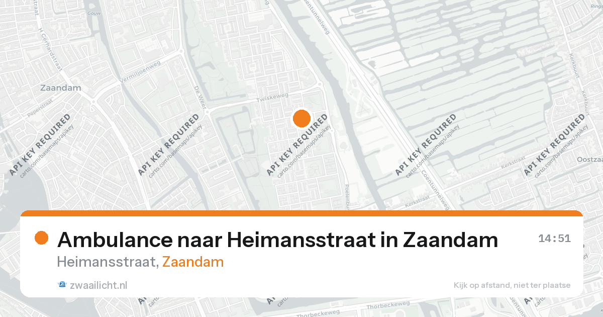 Ambulance naar Heimansstraat in Zaandam — 26 aug 2026