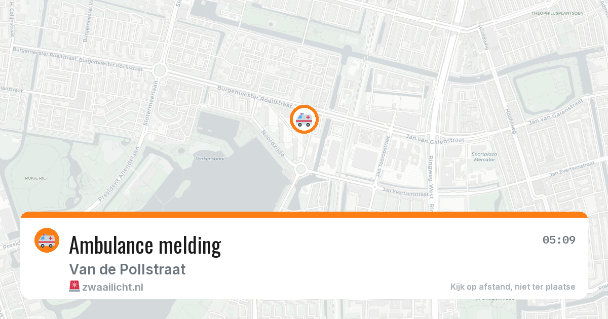 Ambulance melding — 7 jul 2026