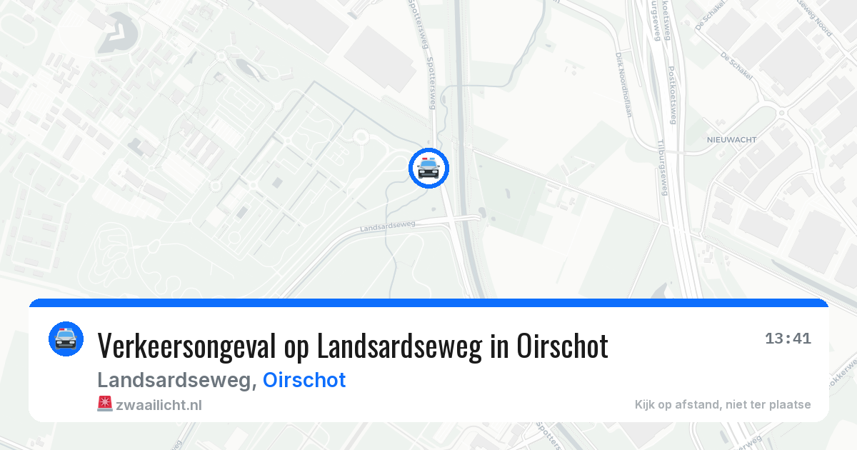 Verkeersongeval op Landsardseweg in Oirschot — 2 mei 2026