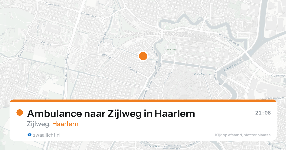 Ambulance naar Zijlweg in Haarlem — 31 mei 2026