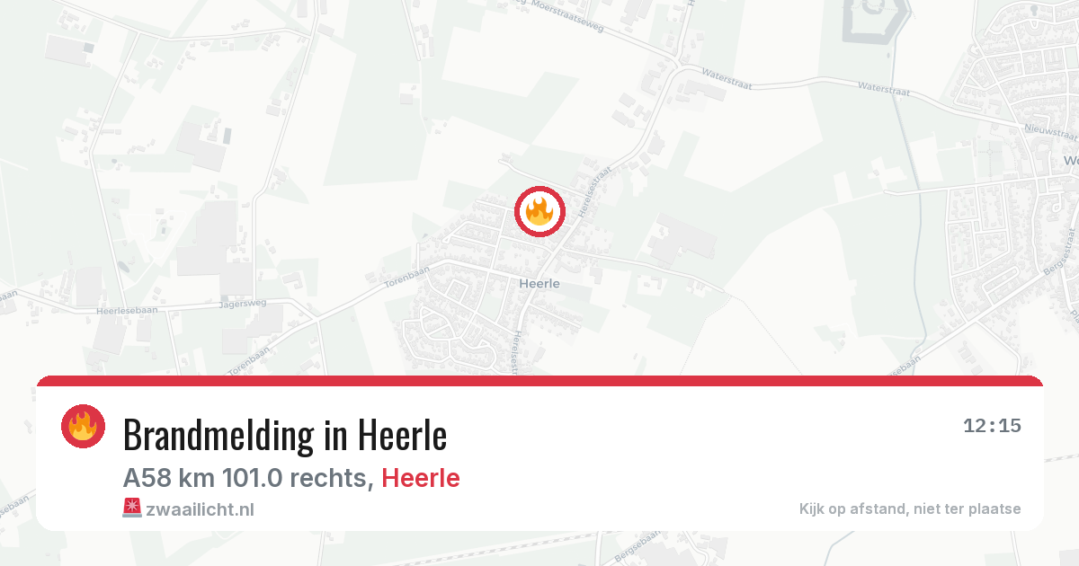 Brandmelding in Heerle — 3 apr 2026