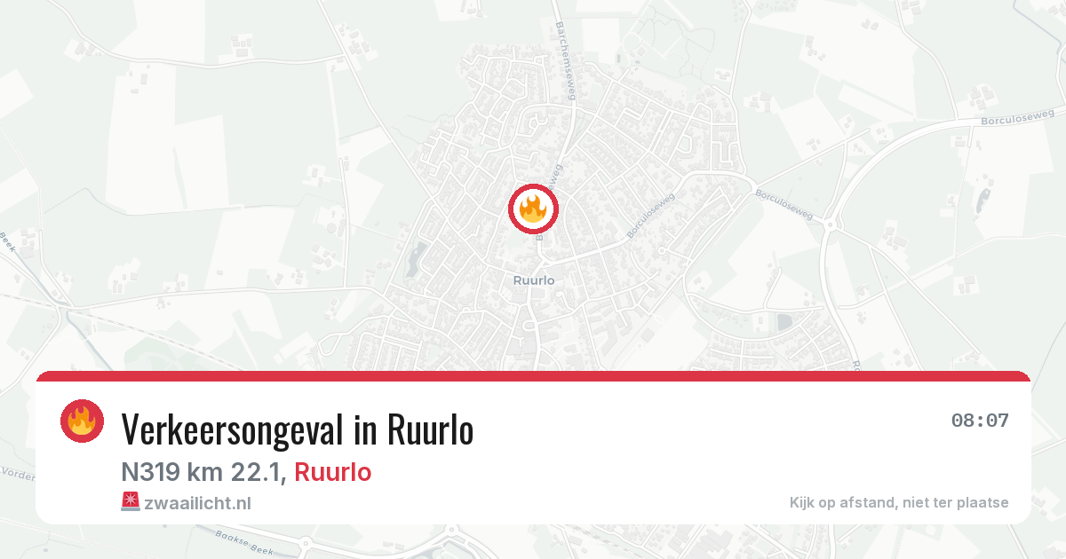 Verkeersongeval in Ruurlo — 8 apr 2026
