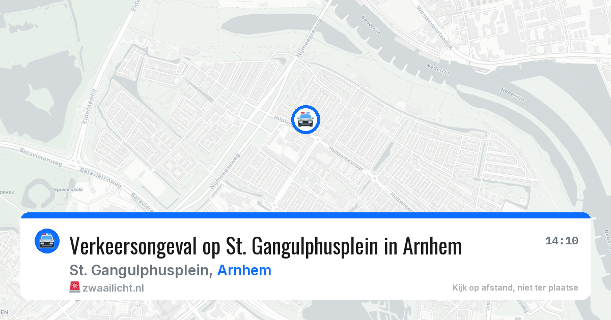 Verkeersongeval op St. Gangulphusplein in Arnhem — 28 mrt 2026