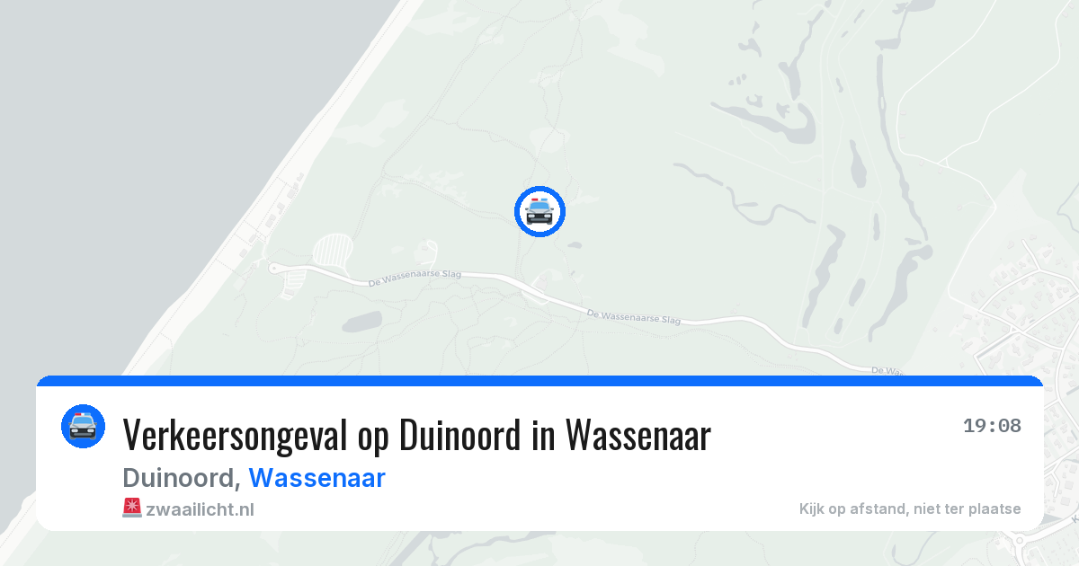 Verkeersongeval op Duinoord in Wassenaar — 29 mei 2026