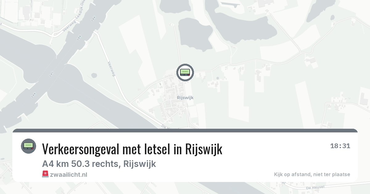 Verkeersongeval met letsel in Rijswijk — 17 feb 2026
