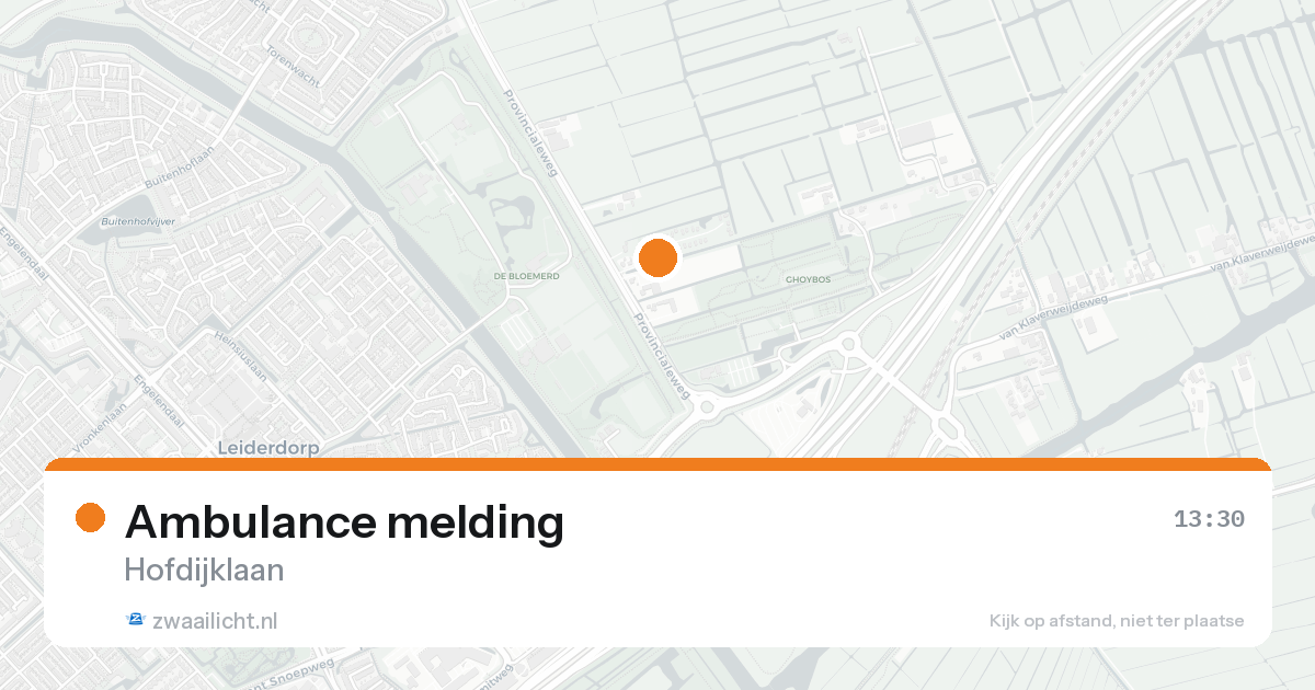 Ambulance melding — 7 feb 2026