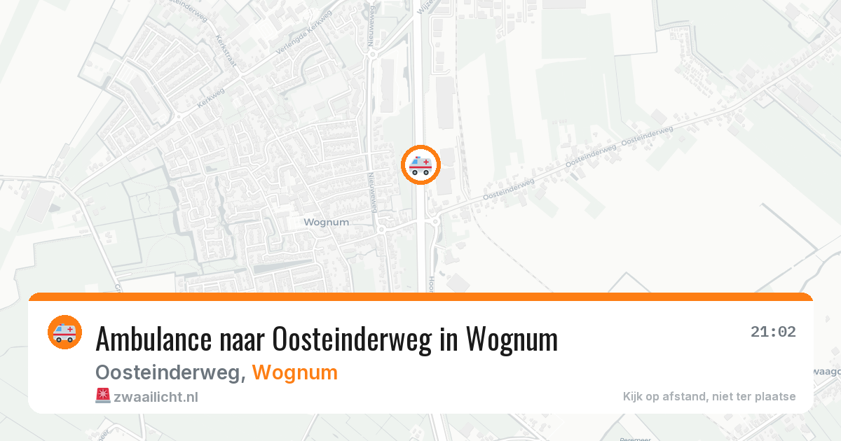 Ambulance naar Oosteinderweg in Wognum — 12 feb 2026