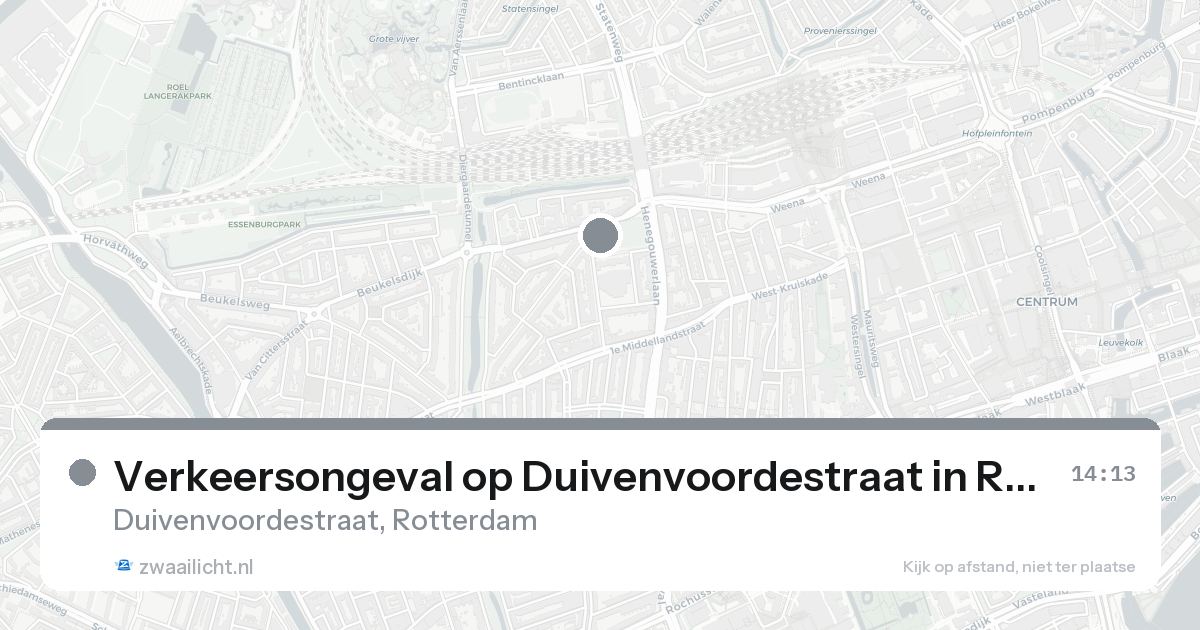 Verkeersongeval op Duivenvoordestraat in Rotterdam — 30 jan 2026