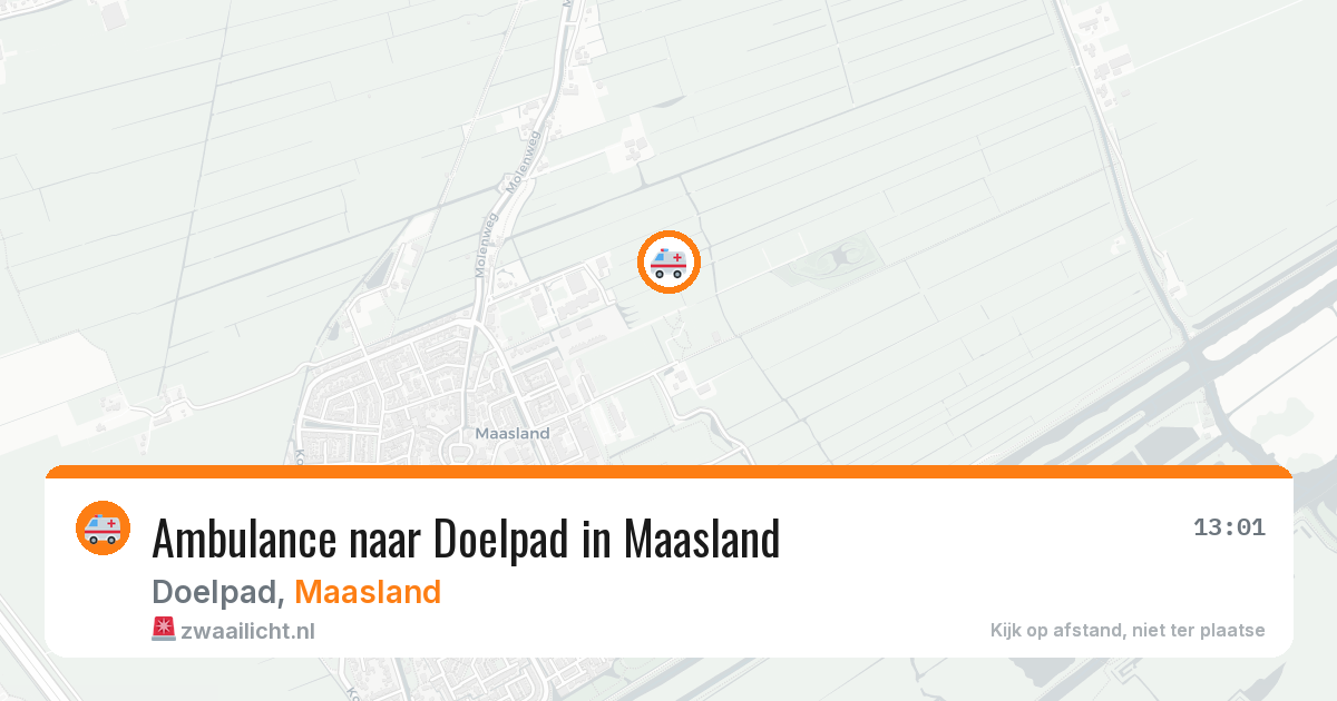 Ambulance naar Doelpad in Maasland — 7 jun 2026