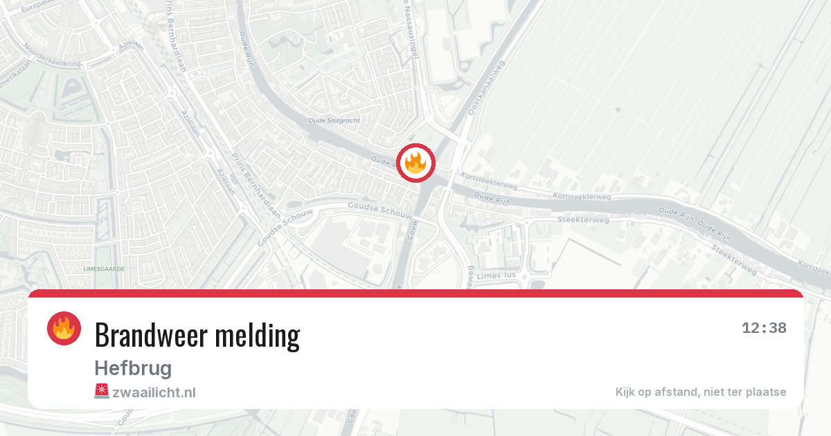 Brandweer melding — 7 aug 2026