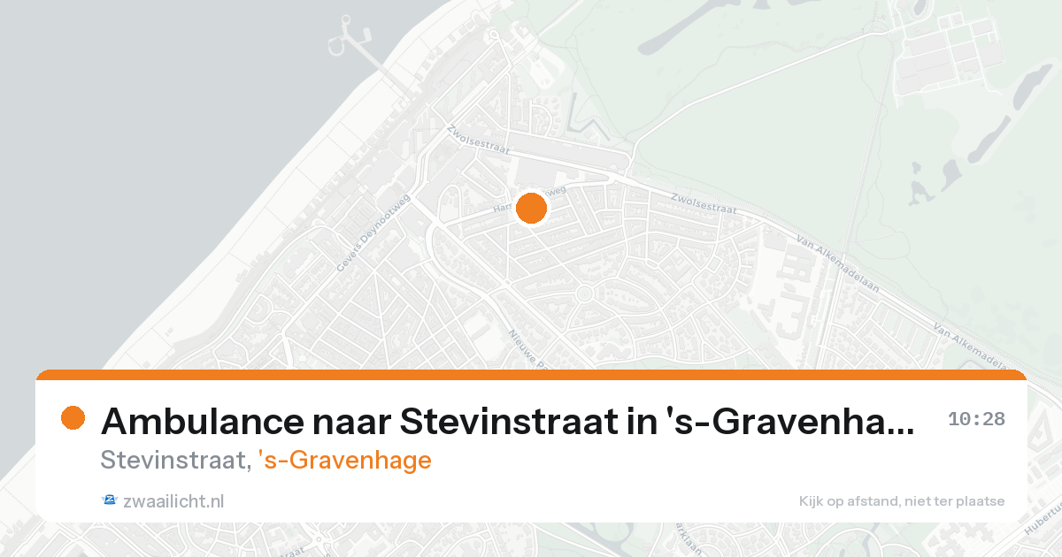 Ambulance naar Stevinstraat in 's-Gravenhage — 31 jan 2026