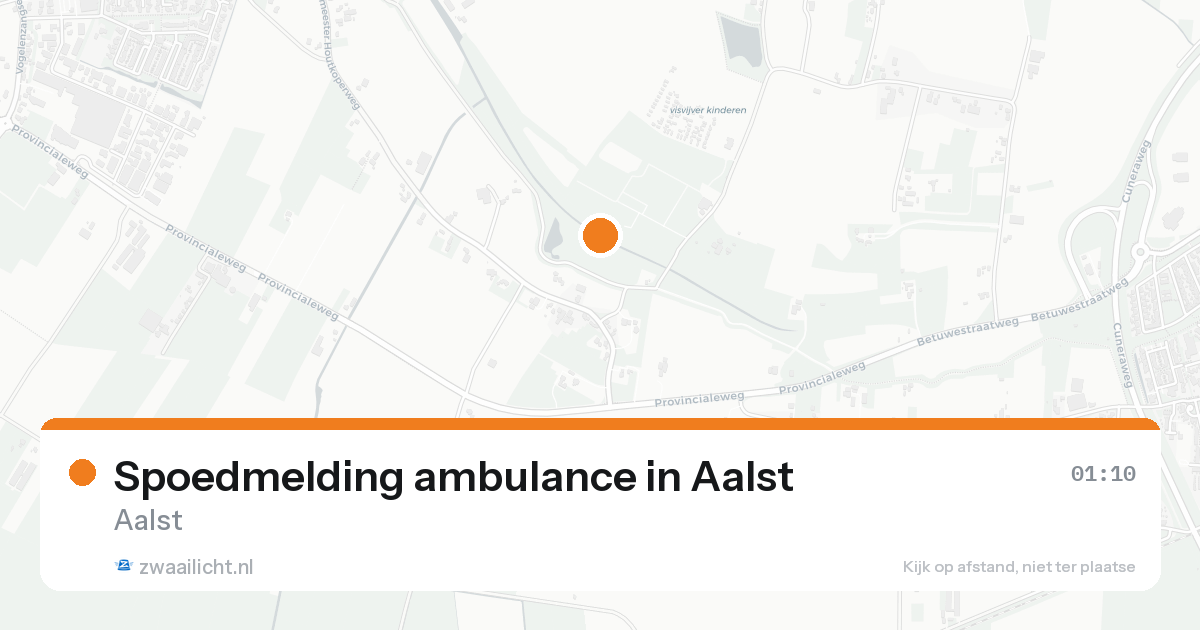 Spoedmelding ambulance in Aalst — 31 jan 2026