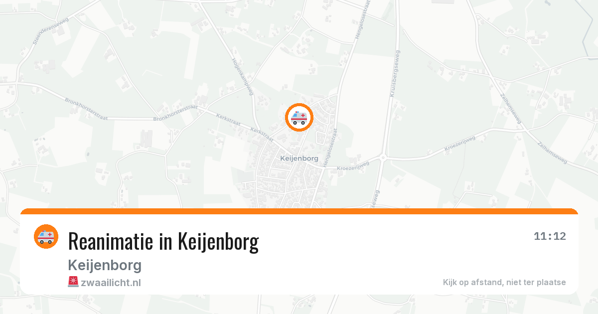 Reanimatie in Keijenborg — 31 mrt 2026